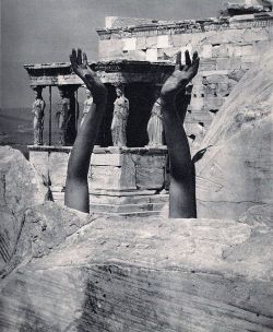 poetryconcrete:Isadora Duncan at Erechtheum, photography by