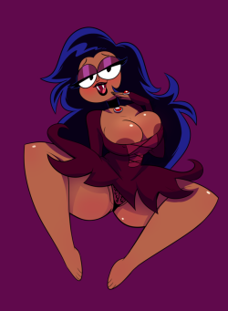 kindahornyart:Come on, she’s Enid’s mom. She has to at least