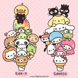 kawaii:  San-X vs. Sanrio, who will win? (From KawaiiLover)