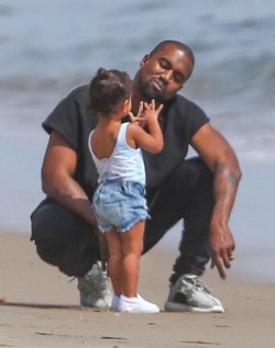 stylesstagram7:  I just find these pics so adorable. Kanye is