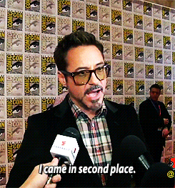 yoroberto:  Robert Downey Jr. at Comic Con 2012 