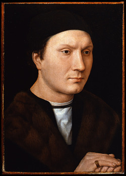 renaissance-art-blog: Portrait of an Unknown Man with a Letter,