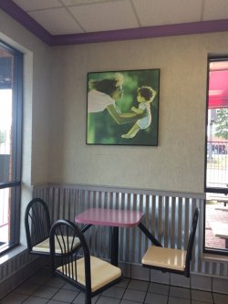thebest-memes:“This picture in McDonald’s was hung sideways”