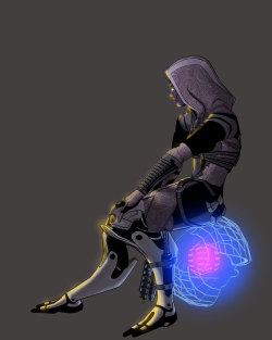 rafawriter:  Tali'Zorah Resting After the Battle of Rannoch by