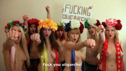 femen / fuck you oligarchs!