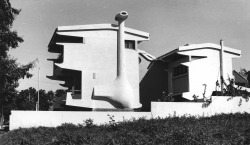 poetryconcrete: Twin Houses, by Pancho Guedes, Mozambique, 1955.