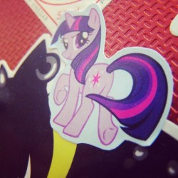 omfg, I got the best #sticker ever, with #twilight showing off