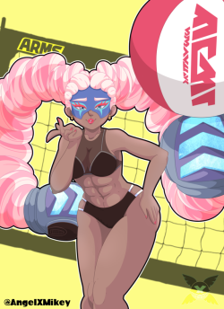 angelxmikeyart:I drew her again! Beach Body TwinTelle YAY!