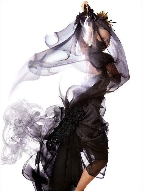 Anime Umbrella Portrait - Smoke Series (by Ethan T. Allen)