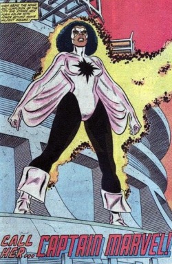 superheroesincolor:   Captain Marvel, Monica Rambeau “After