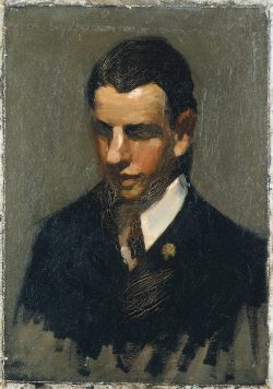 alongtimealone:Edward Hopper (1882-1967) Portrait of a Man, 1903-1906