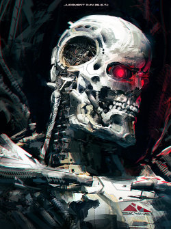 rhubarbes:  Terminator by Klaus Wittmann. (via ArtStation - terminator,