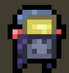 ifailatnames:  Enforcer from Risk of Rain in Nuclear Throne’s