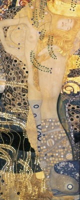 lonequixote:  Water Serpents I by Gustav Klimt(via @lonequixote)