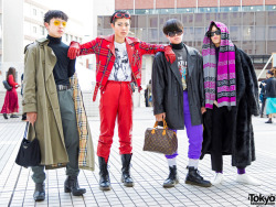 tokyo-fashion:Japanese students 15-year-old Hiroto, 16-year-old