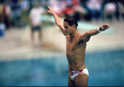 ideatico:Before Tom Daley, Greg Louganis Was the Gay Olympic