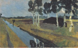 german-expressionists:  Paula Modersohn-Becker, Graue Landschaft