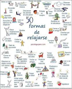 positiva-psicologia:  #Infografía | 50 formas de #relajarse