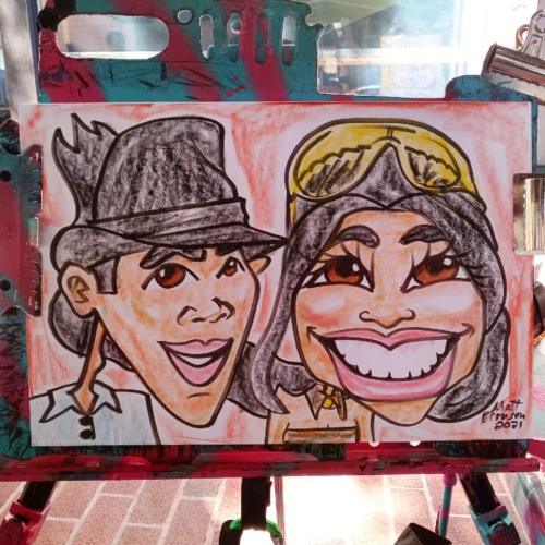 Caricature from a recent event   Thanks very much!  Molotow Brushliner