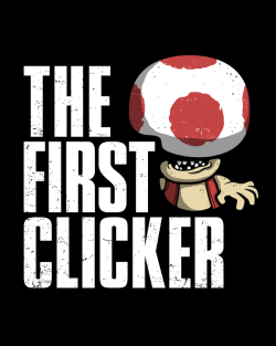 adho1982:  “The First Clicker” for sale on Redbubble
