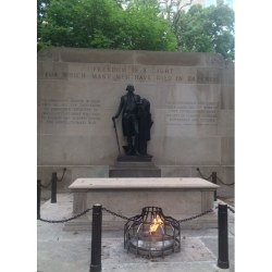 at Tomb of the Unknown Soldier of the American Revolution