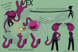 Side character redesign: VexNot much actually changed about her,