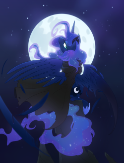 lunarphoenix:  Sad Mystic Moon by Equestria-Prevails  