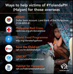 micamicamicah:  DSWD Philippine Red Cross World Food Programme