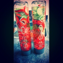 Voss Potions! #voss #strawberry #cucumber #water #h2o #infusedwater
