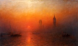  Francis Danby, 1864, The Houses of Parliament from the River