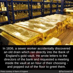 mindblowingfactz:  In 1836, a sewer worker accidentally discovered