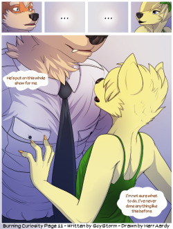 sf-yiffblog:  Comic time! Burning Curiosity [2/3]  Written by: