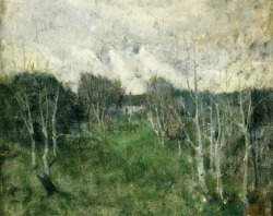 John Twachtman (Cincinnati 1853 - Gloucester 1902); Gray Day,