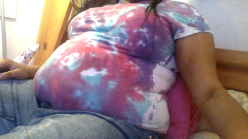 bellyorgasm:  My favorite shirt is getting a bit too snug. Such a bittersweet feeling lol. I love my growingÂ belly (: 