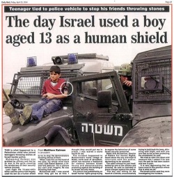 pax-arabica:  Who is really using human shields? The IDF of course.