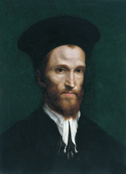 laclefdescoeurs:  Retrato de un hombre, 1520, Correggio (Antonio