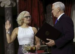 robinbannks:  Kyrsten Sinema, the first openly bisexual Senator