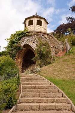 feelinghomy: Garden folly at Belvoir Castle in Leicestershire,