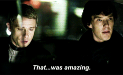 muchadoaboutbenedict:   Sherlock and John + Compliments  