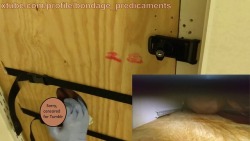 Original Video: Gboy Locked to a Jail Cell Gloryhole, Edged,
