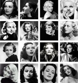 darlinghepburn:  The leading Ladies of Hollywood 1920s - 1960s