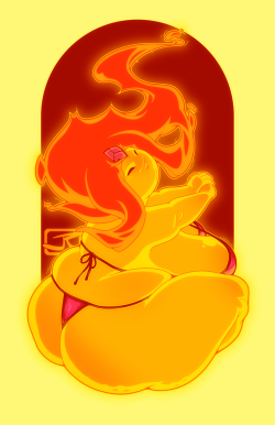 krimxonrage: Lava is viscous and so is she~!!—20180117, Art