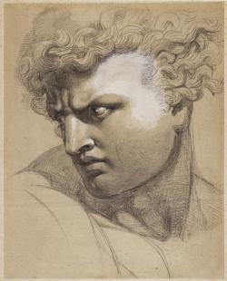  Head of a Young Man, c. 1840Benjamin Robert Haydon British 