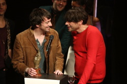 hotelquebec:  Graham Coxon and Alex James of Blur collect the