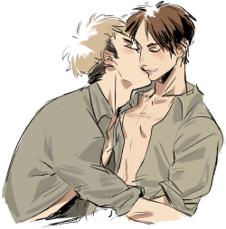 lingpingpong:  hah i’ve just been drawing BL lately.. forgive