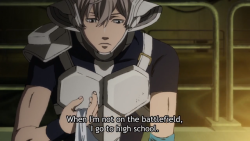 anime-mangax:  “I go to high school. It’s full of trash people”