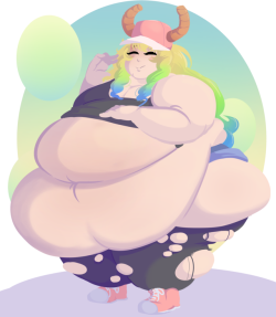 the-fun-p0lice:A commission for RemRamLuigi over on DA of lucoa from dragon maid