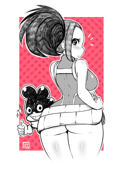 kenron-toqueen:  Commission of Momo Yayorozu from Boku no Hero