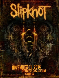 SlipKnoT Denver Poster