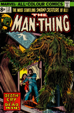 The Man-Thing No. 12 (Marvel Comics, 1974). Cover art by Gil